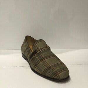 Mezlan shoes slip on loafer taupe/brown size 12